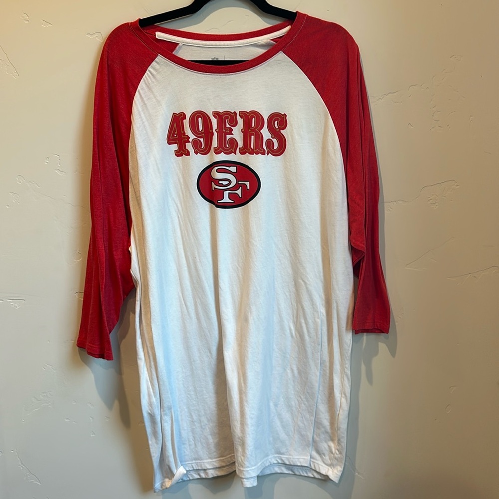 Nike 49ers T shirt athletic cut XXL